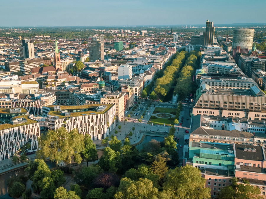 Versicherungsmakler Düsseldorf 1 Versicherungsmakler Düsseldorf - Luftansicht