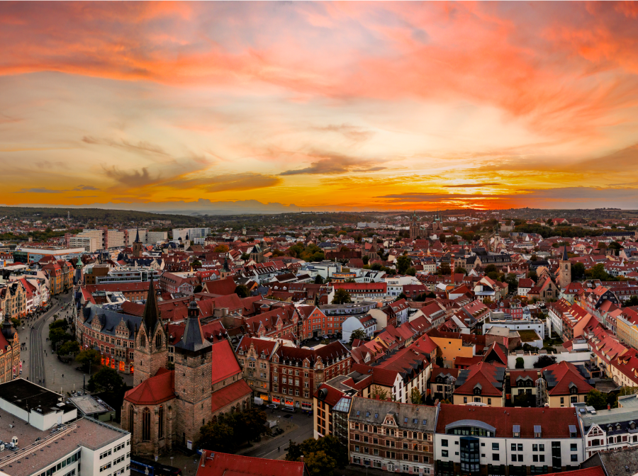 Versicherungsmakler Erfurt 1 Versicherungsmakler Erfurt: Sicht auf Kathedrale