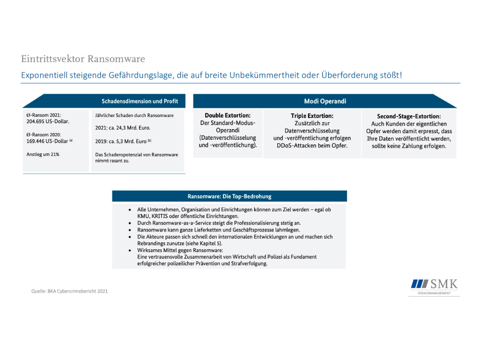 Casestudy: Risikomanagement im IT-Unternehmen - Inhalt