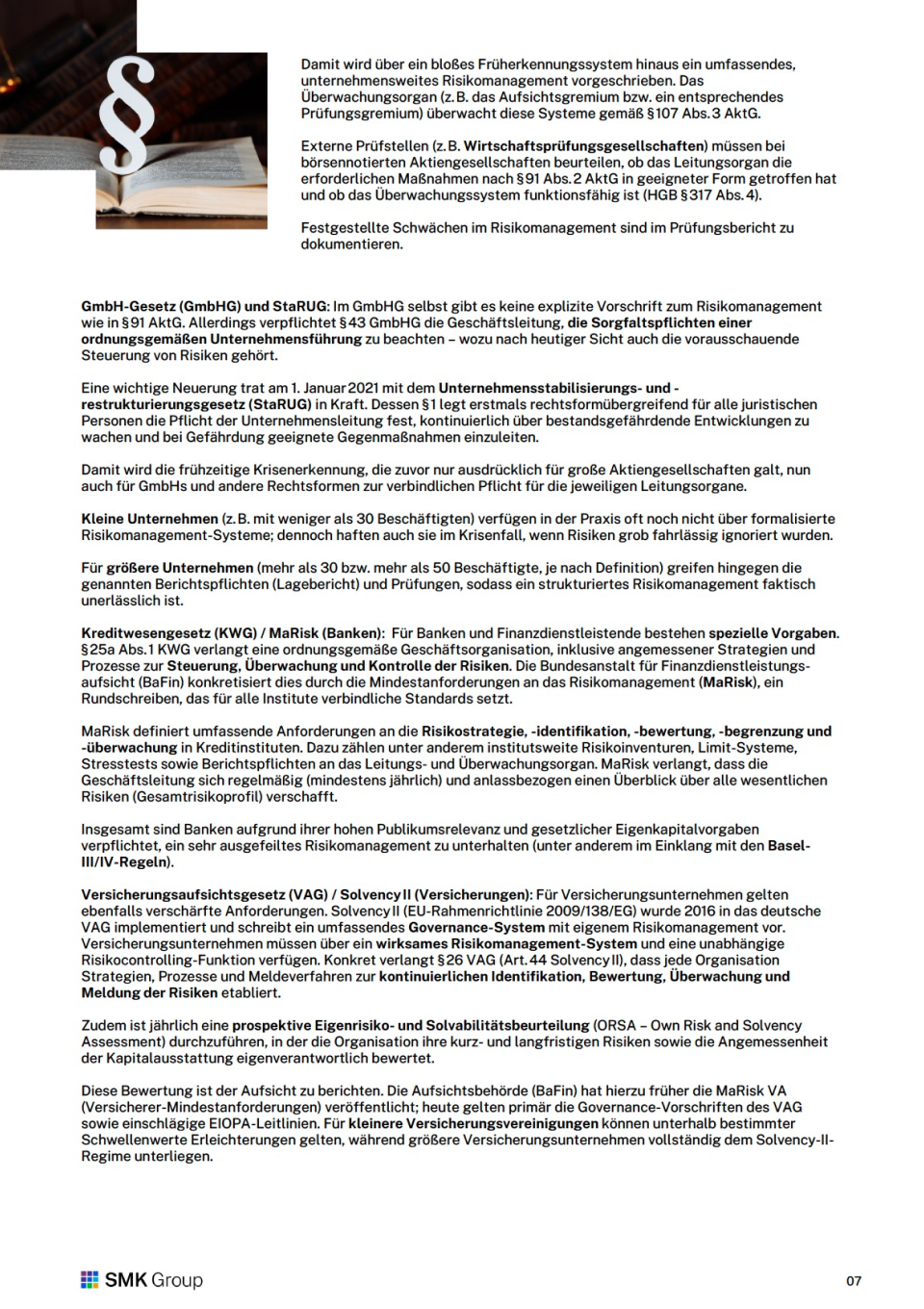 Risikoaudits | Handwerk 4 Management-Briefing: Risikoaudits | Handwerk - Inhalt