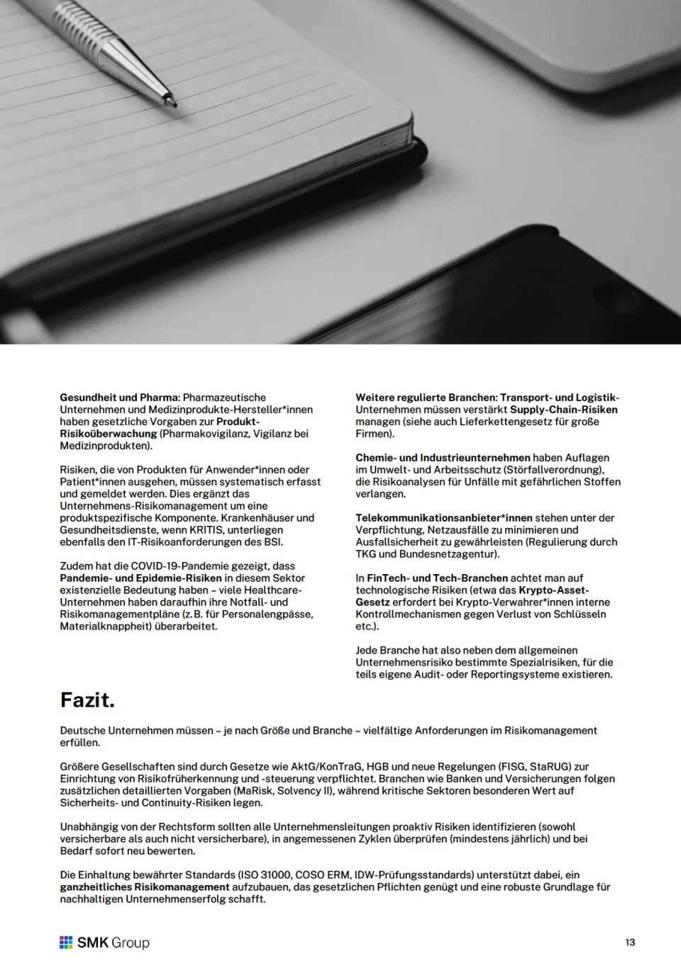 Risikoaudits | Handwerk 5 Management-Briefing: Risikoaudits | Handwerk - Inhalt