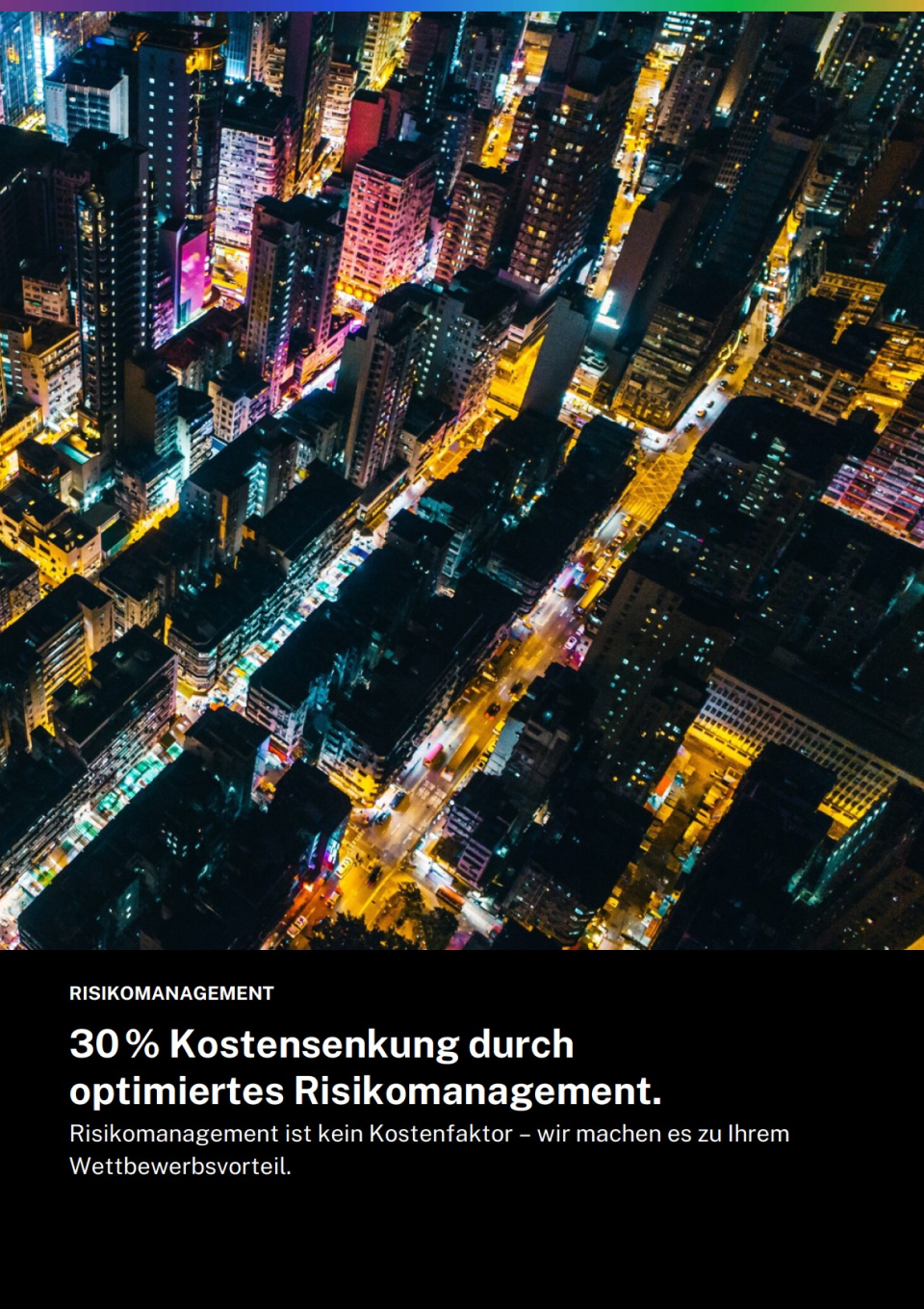 Whitepaper: 30 % Kostensenkung durch optimiertes Risikomanagement - Titel