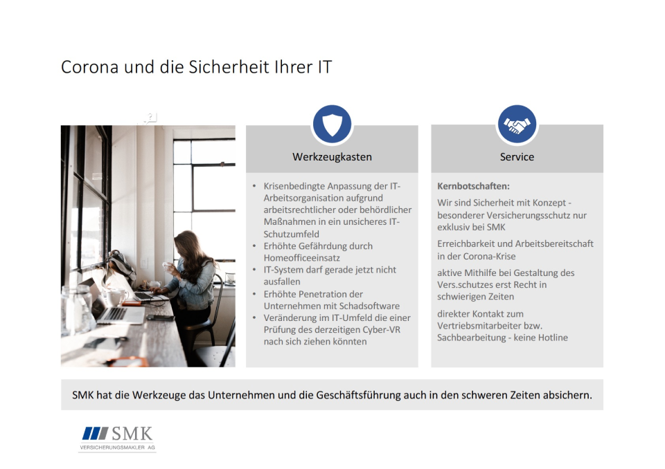Cyberrisiken in der Corona-Pandemie | KMU 2 Whitepaper: Cyberrisiken in der Corona-Pandemie - Titel