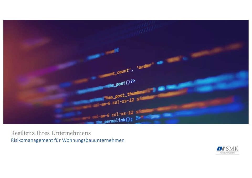 Whitepaper: Resilienz von Wohnungsbauunternehmen - Titel