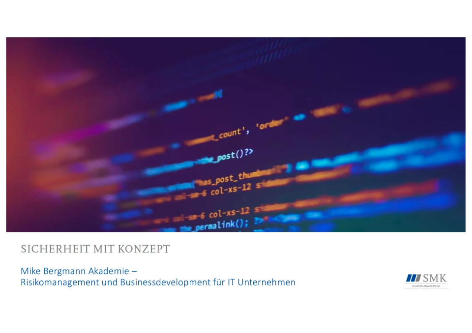 Risikomanagement für IT-Unternehmen | IT 2 Whitepaper: Risikomanagement im IT-Unternehmen - Titel
