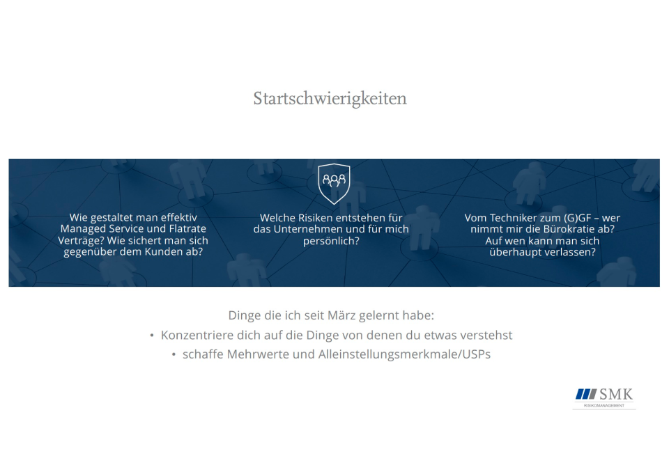 Risikomanagement für IT-Unternehmen | IT 3 Whitepaper: Risikomanagement im IT-Unternehmen - Inhalt