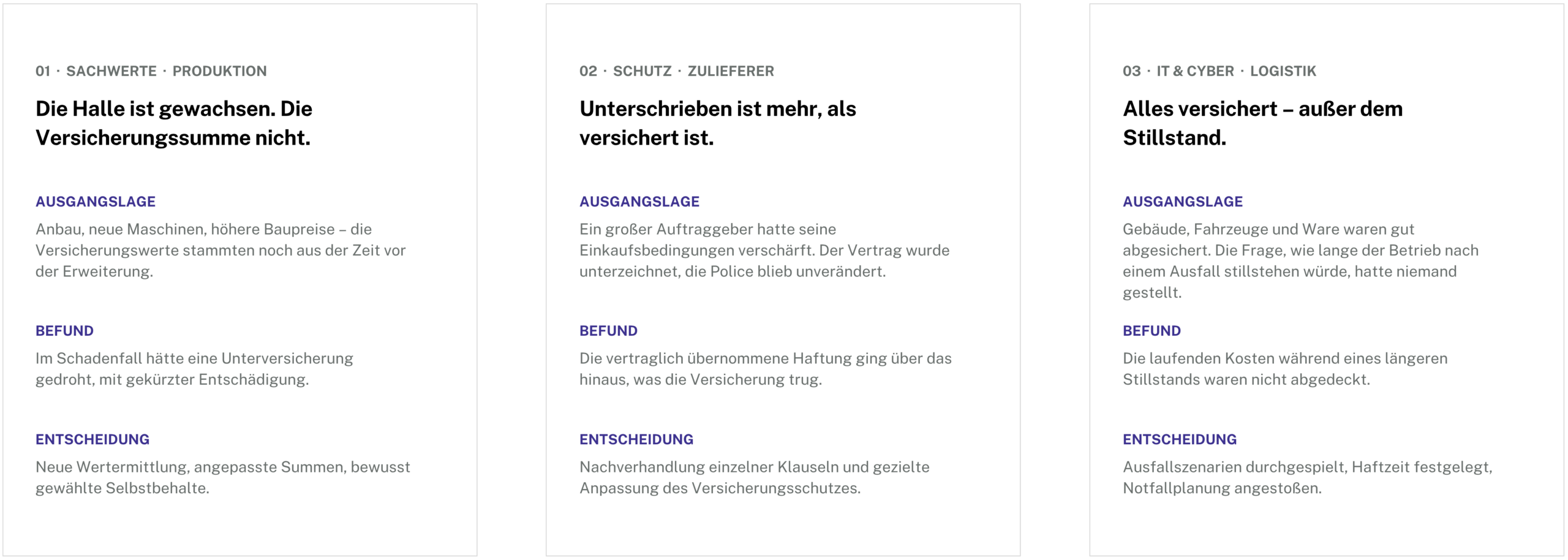Erst analysieren. Dann versichern. 13 Risikomanagement 11 scaled