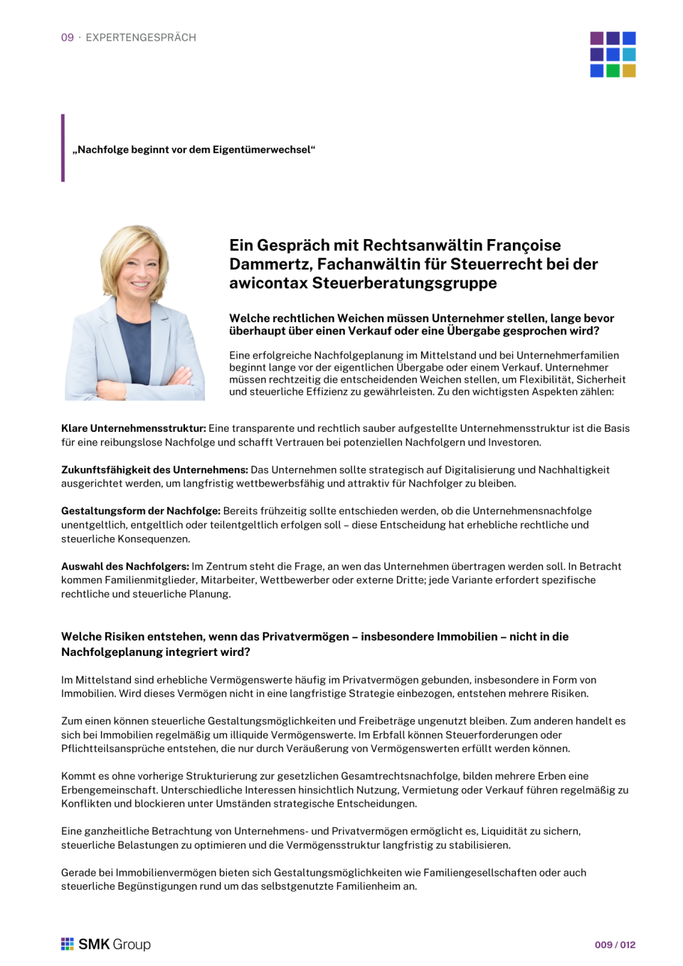 Erfolgreiche Unternehmensnachfolge im Mittelstand. 4 Whitepaper Nachfolgeberatung insolutions DA 2 0b351b63
